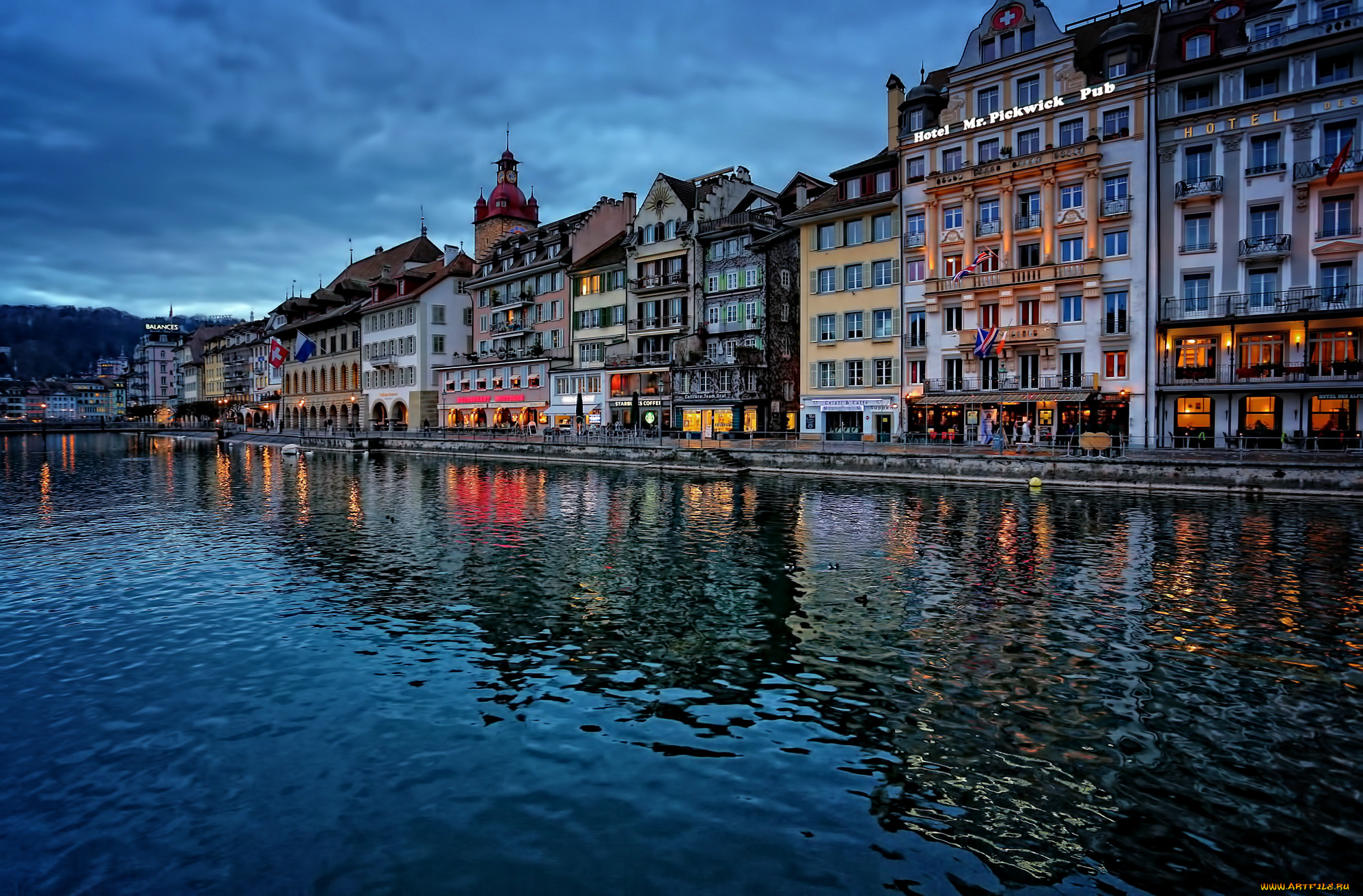 lucerne,  switzerland, ,  , , switzerland, , , , , , reuss, river